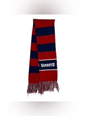 New York NY Giants NFL Football Red Blue Unisex Knit Winter Scarf 50" x 7.5"